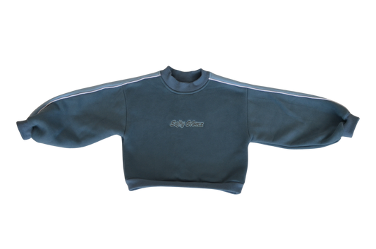 FRANKIE CREW NECK JUMPER SEAFOAM