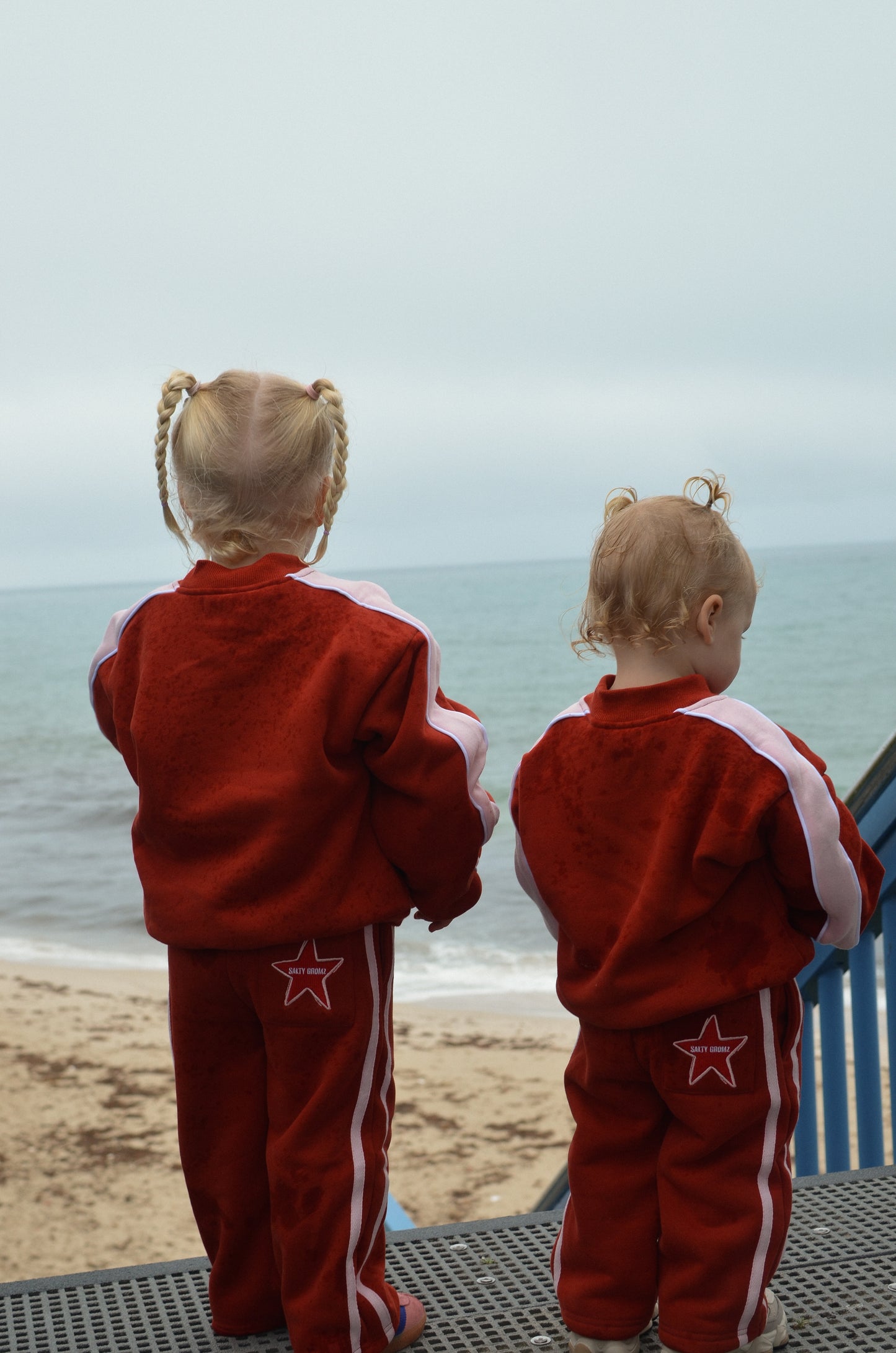 TRACKSUIT PANTS IN STRAWBERRY SUNSET