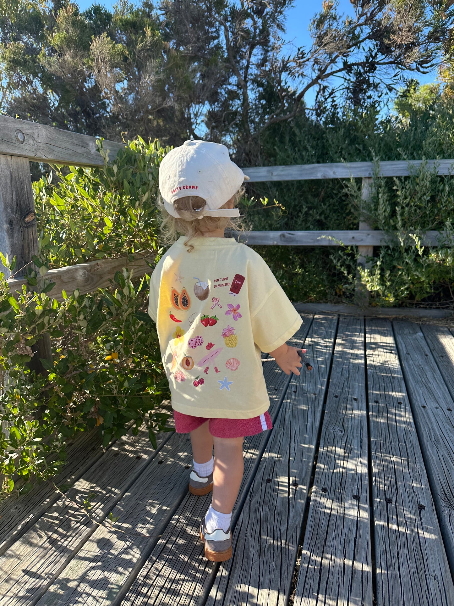 SUNNY STICKER TEE KIDS