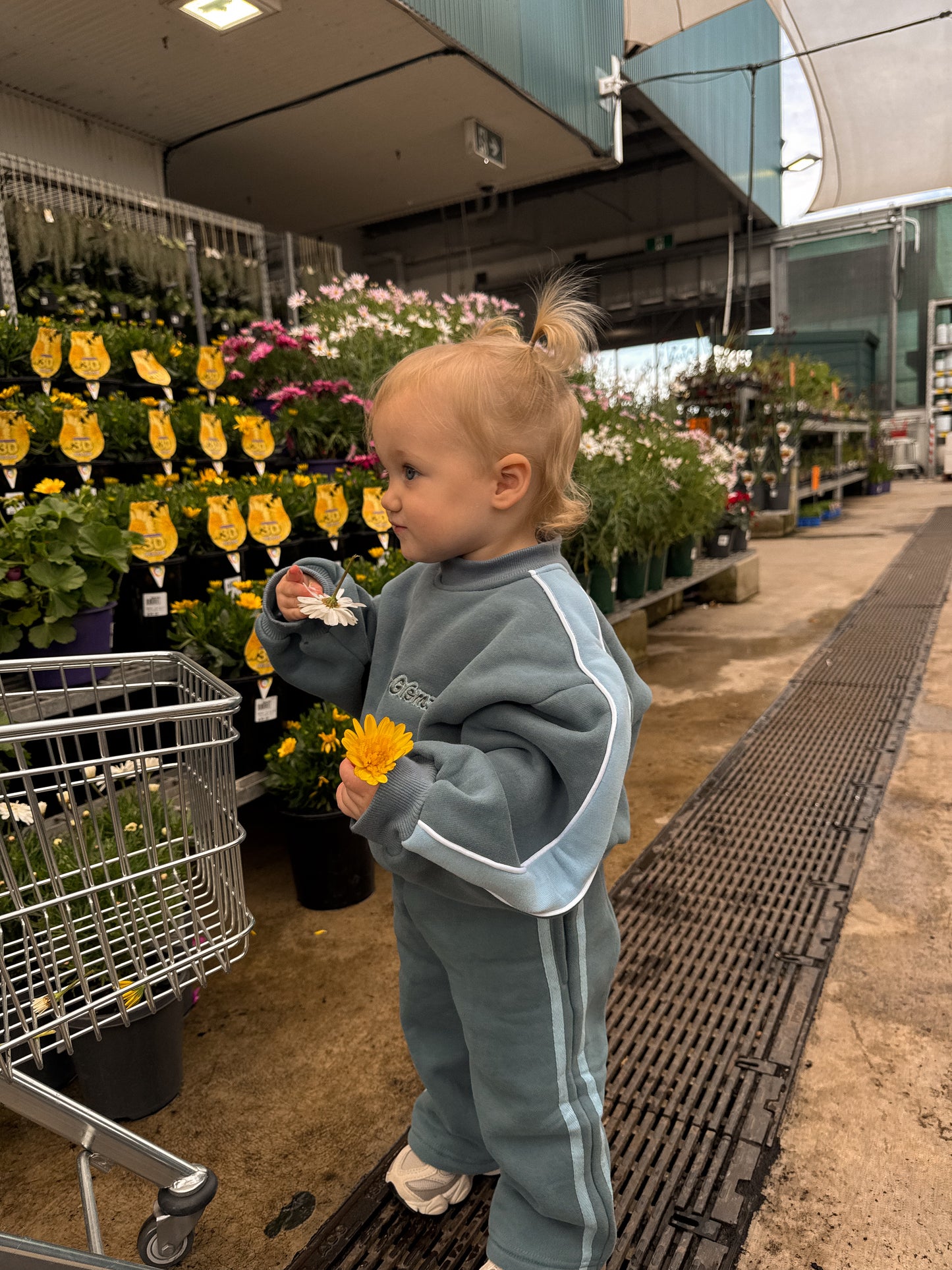 FRANKIE CREW NECK JUMPER SEAFOAM