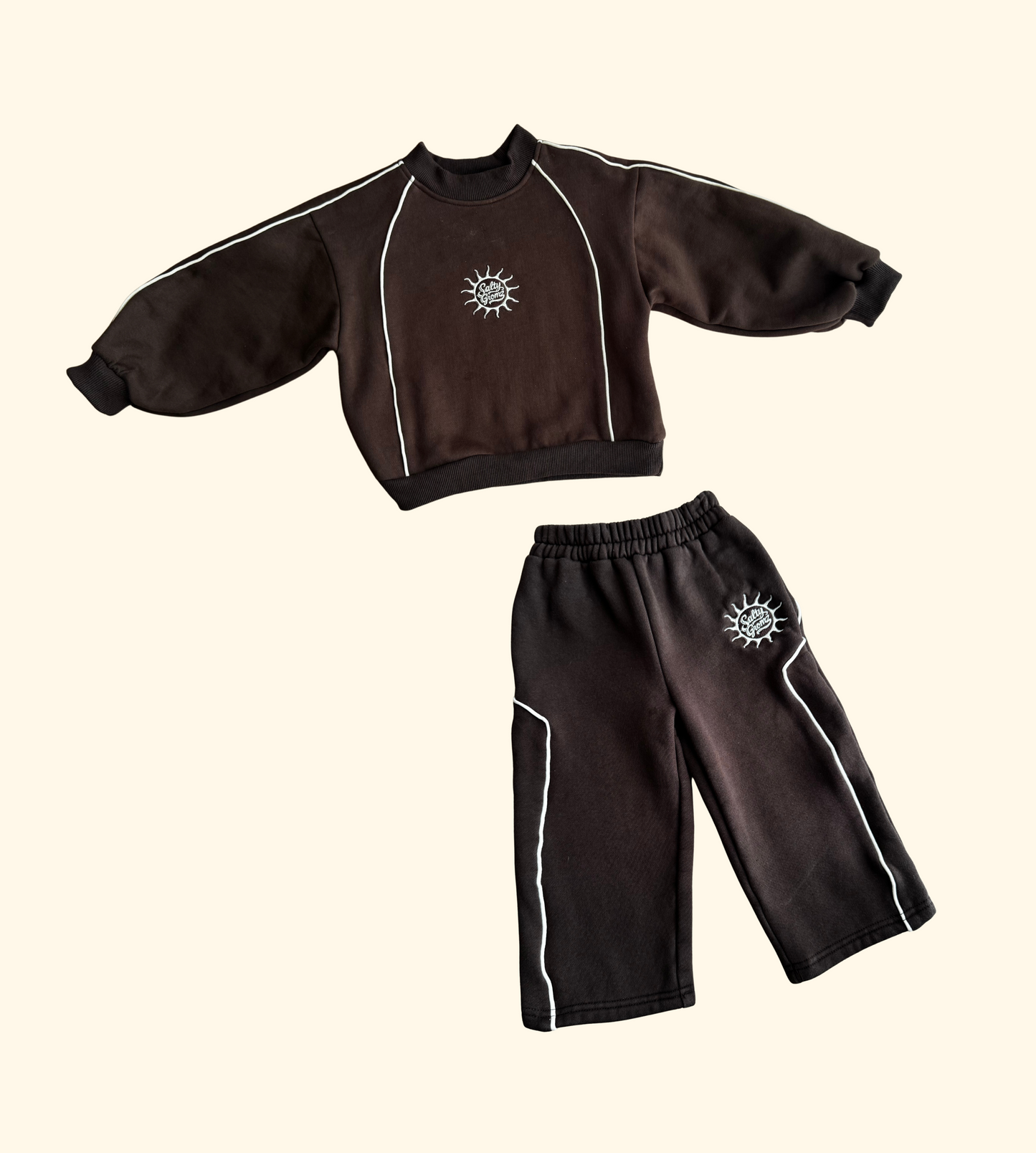 CHOCCY BROWN CREWNECK JUMPER