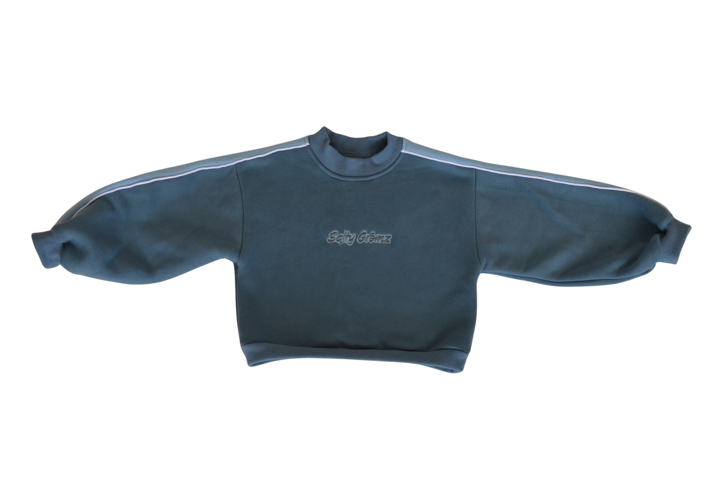 FRANKIE CREW NECK JUMPER SEAFOAM
