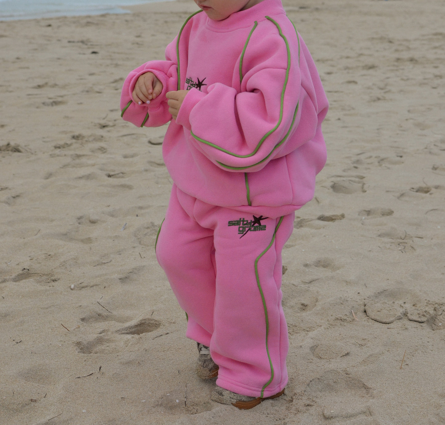 GUAVA LIME TRACKSUIT PANTS