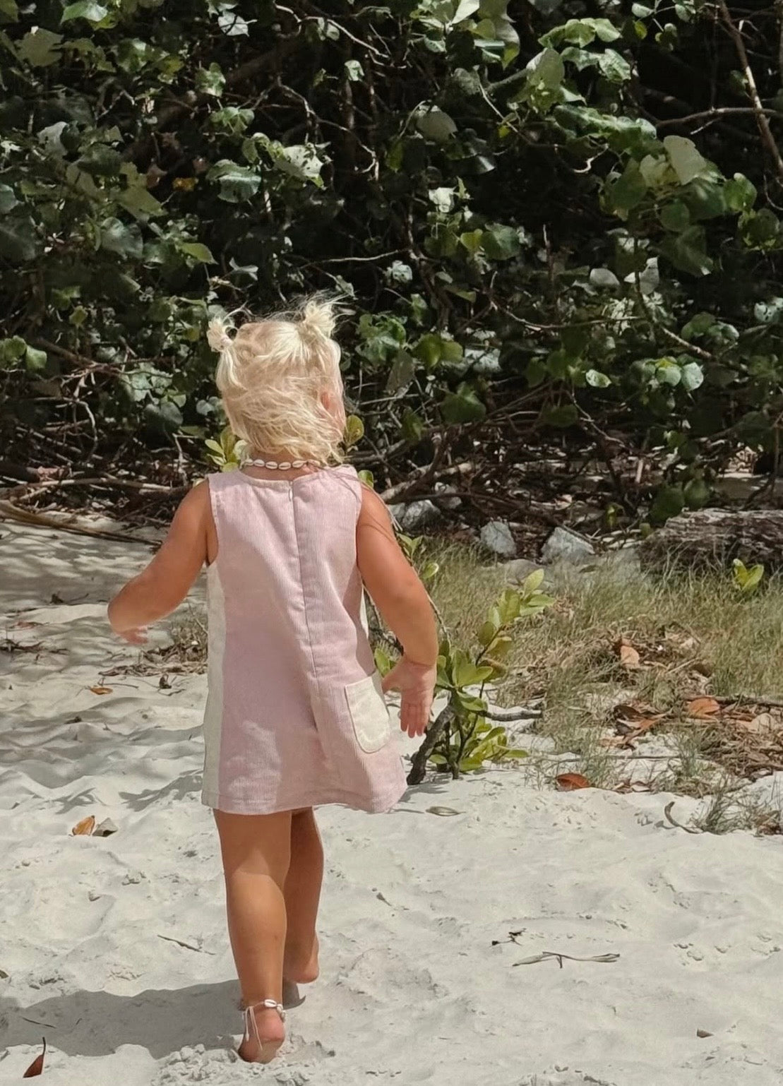 SEASHELL CORDUROY DRESS