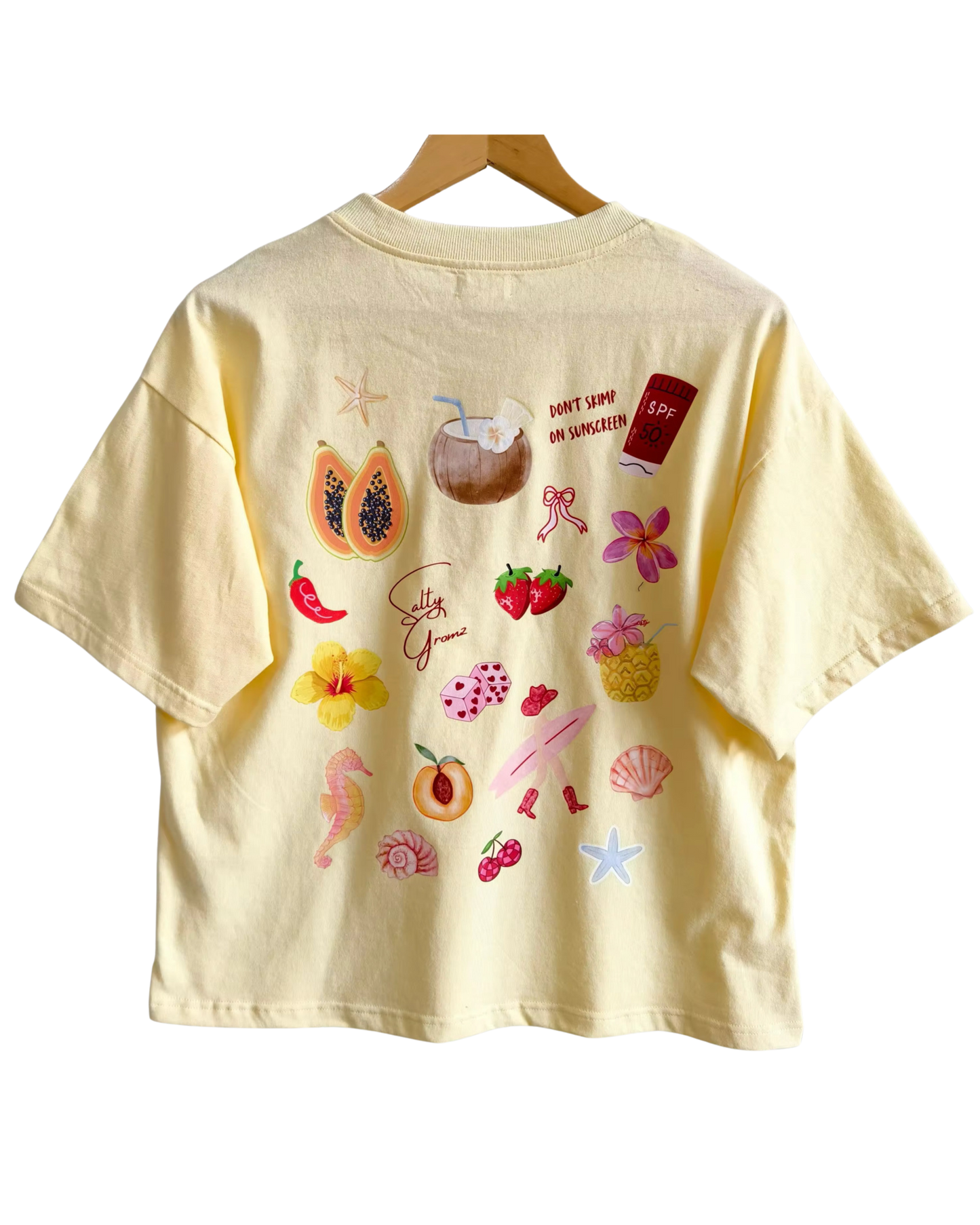 SOLD OUT - PRE ORDER SUNNY STICKER TEE ADULTS