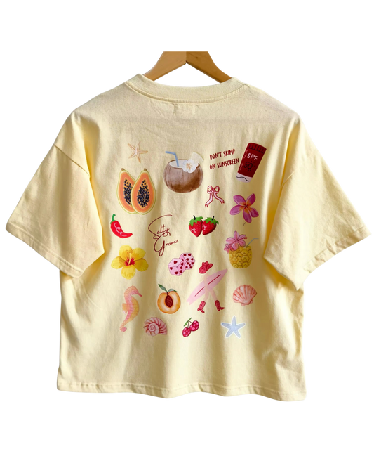 SOLD OUT - PRE ORDER SUNNY STICKER TEE ADULTS